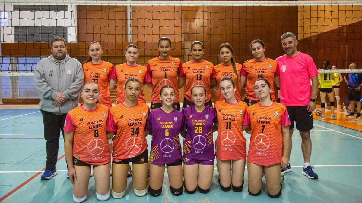 El equipo llanisco.
