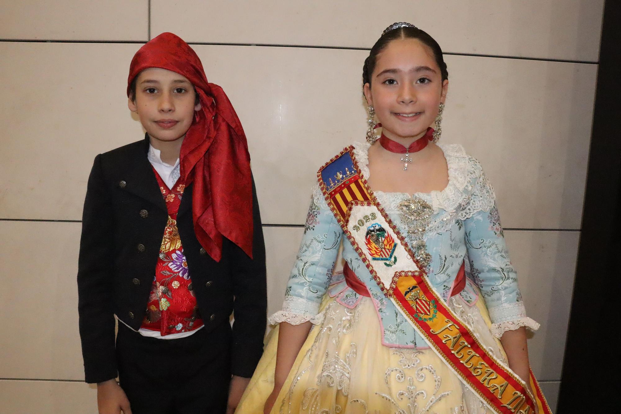 La "alfombra roja infantil" en la Exaltación de las Fallas 2023