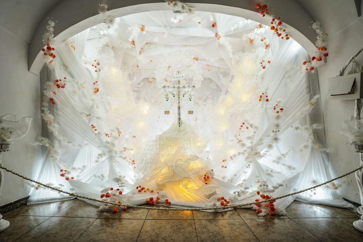 Una de las características cruces de Añora premiadas en una edición anterior.