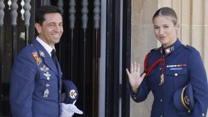 La llegada de la princesa Leonor a San Javier, en imágenes