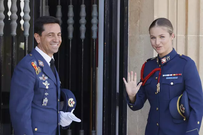 La llegada de la princesa Leonor a la Academia General del Aire, en imágenes