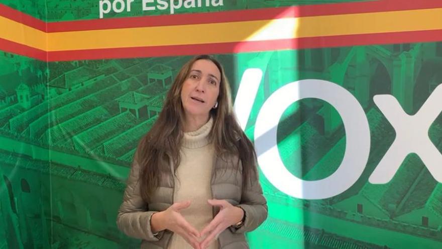 Paula Badanelli, portavoz de Vox.