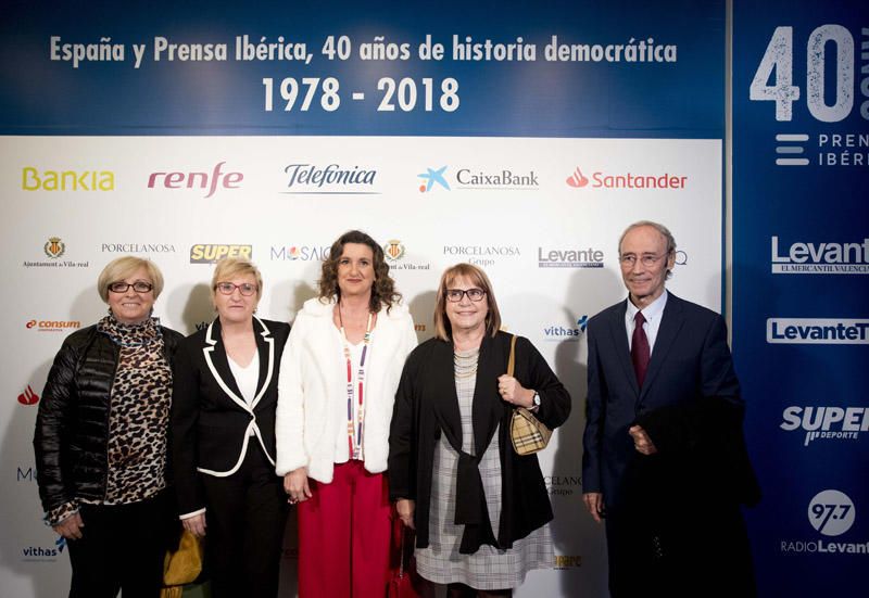 Photocall de la gala del 40 aniversario de Prensa Ibérica en Levante-EMV