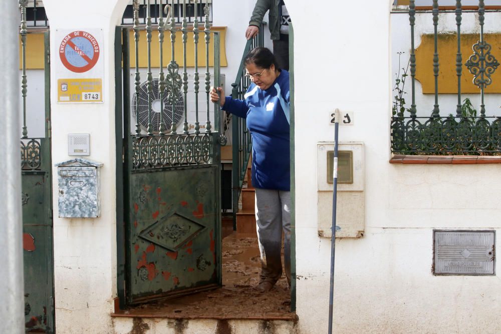 Nueva noche de tormenta y granizo en Málaga que desborda el río Campanillas