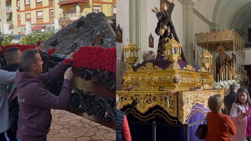 La Estación y Las Descalzas ultiman los preparativos para sus procesiones este Martes Santo