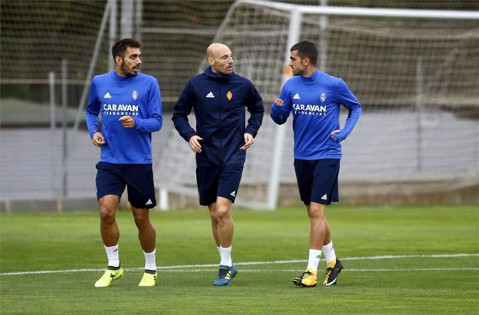 Sesión de entrenamiento del Real Zaragoza