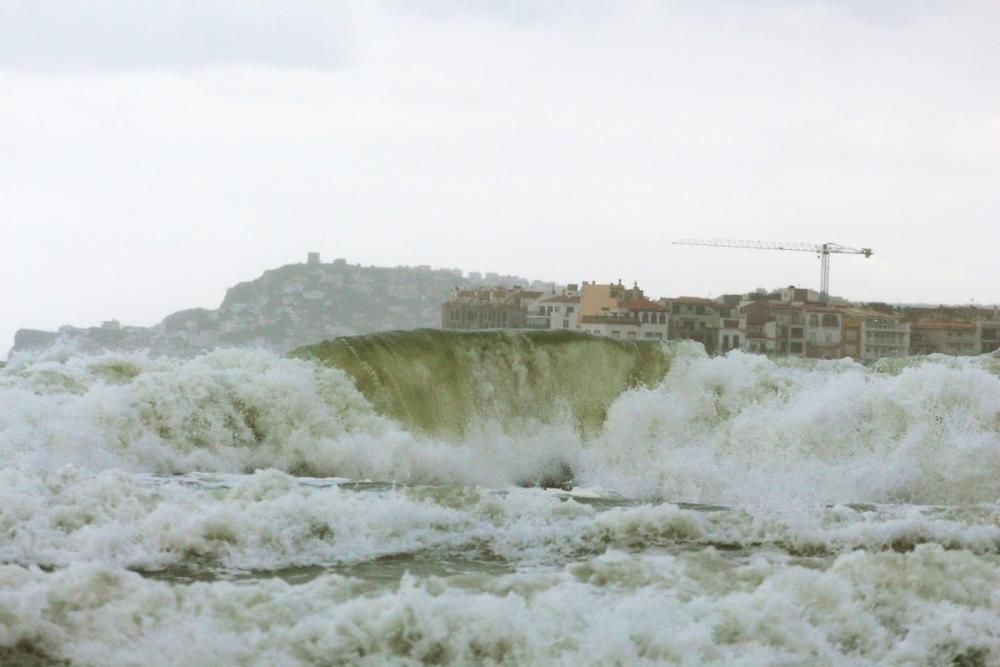 Temporal marítim a l'Escala