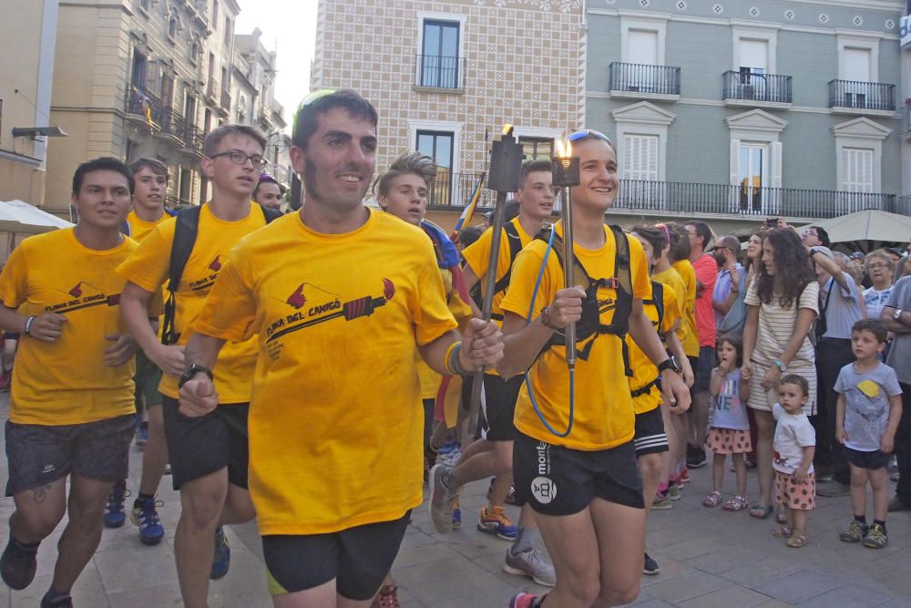 La flama de Canigó a Igualada