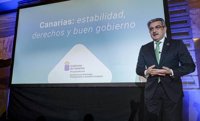 LAS PALMAS DE GRAN CANARIA. Foro Prensa Ibérica en Canarias, Vicepresidente del Gobierno de Canarias,  Román Rodríguez  | 14/01/2020 | Fotógrafo: José Pérez Curbelo