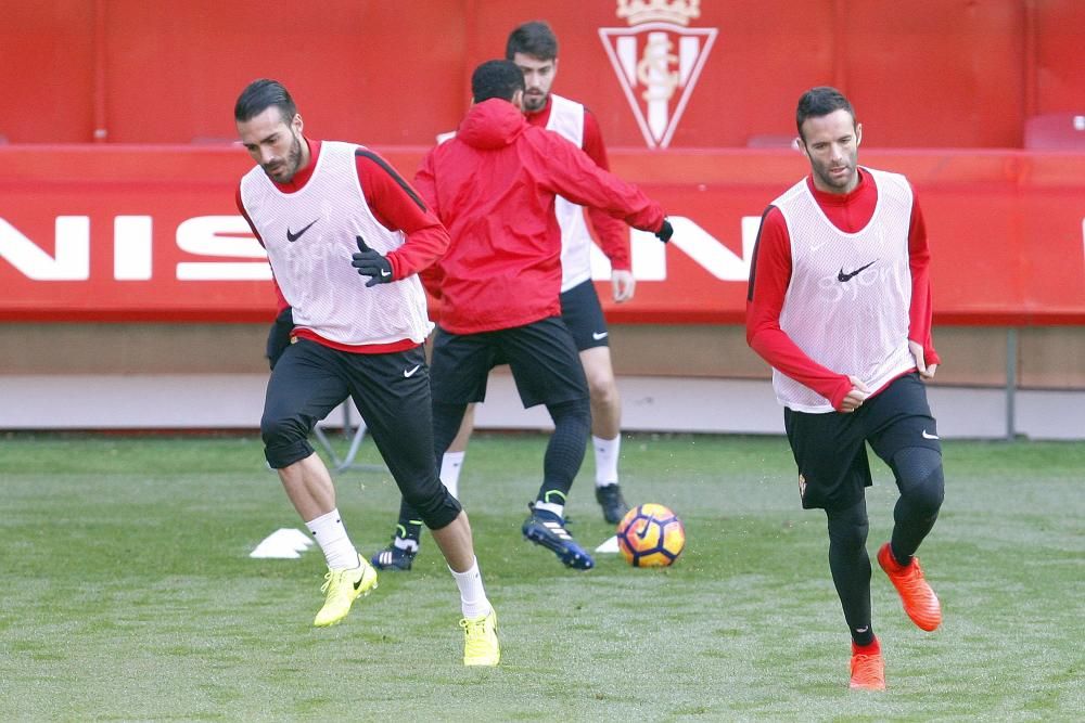 Entrenamiento del Sporting