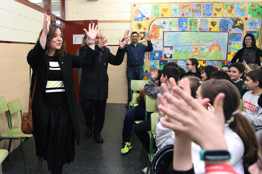 Alumnado de 3º y 5º de Primaria participa en el programa de Tutoría Entre Iguales.