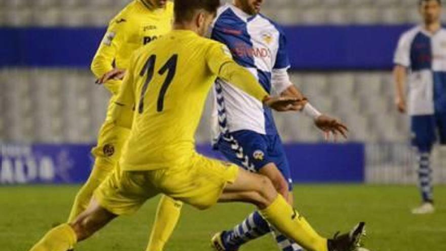 Los palos frenan al Villarreal B en Sabadell