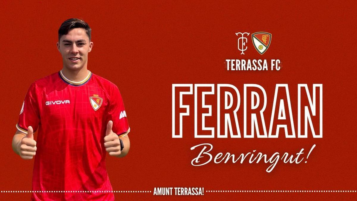Ferran, jugador del Terrassa