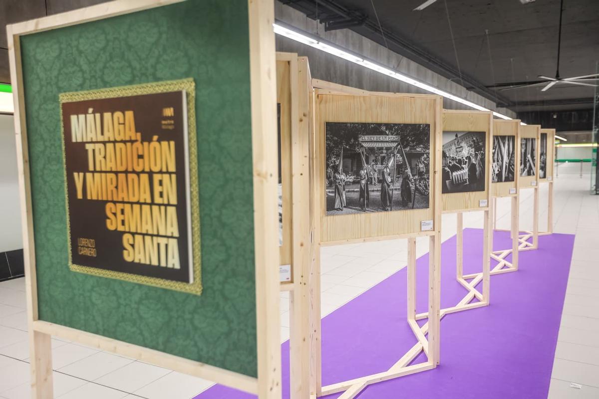 Metro de Málaga acerca la Semana Santa con una exposición de Lorenzo Carnero en Guadalmedina Metro de Málaga acerca la Semana Santa con una exposición de Lorenzo Carnero en Guadalmedina