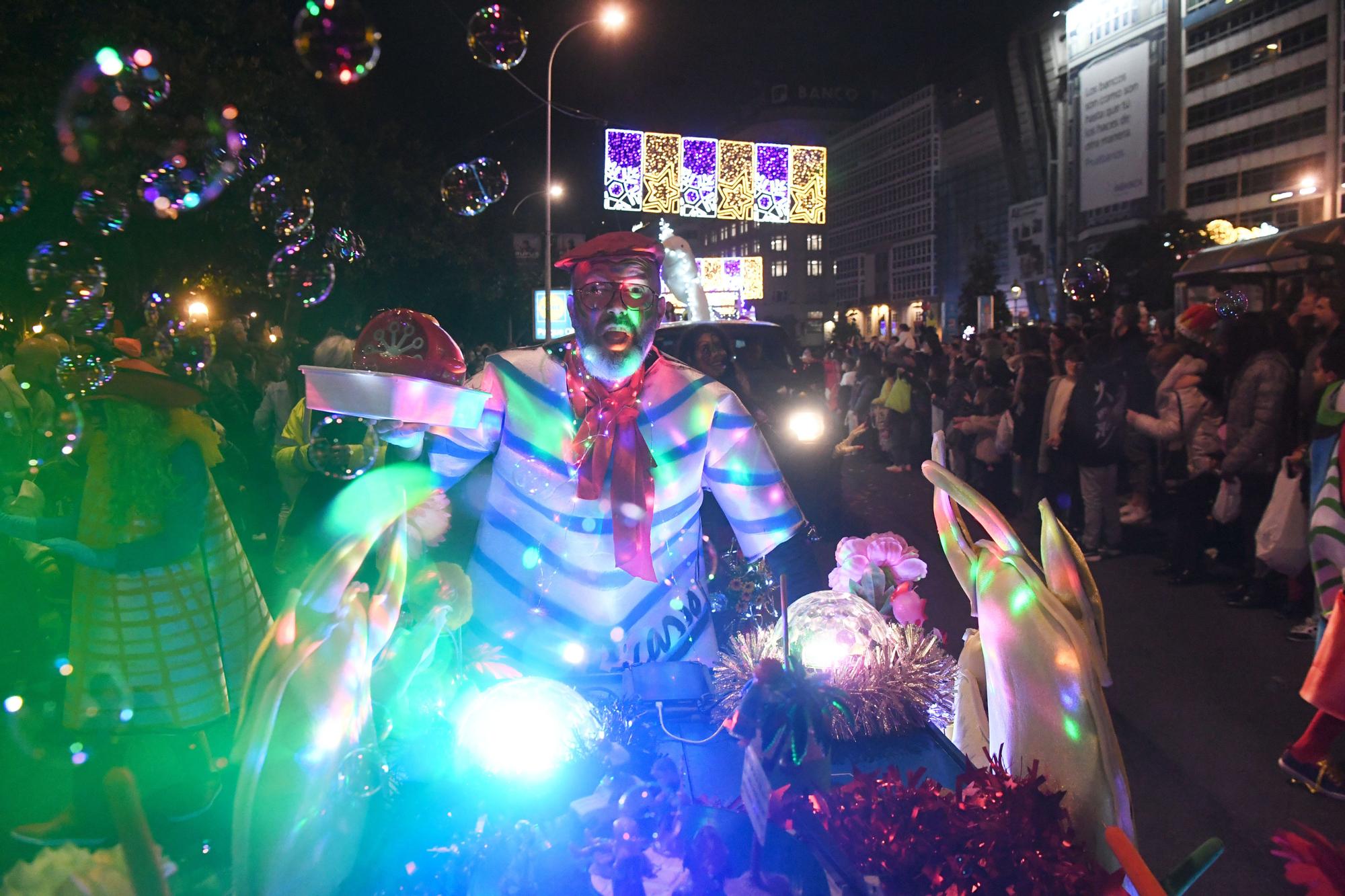 Todas las imágenes de la cabalgata de Reyes Magos 2023 en A Coruña