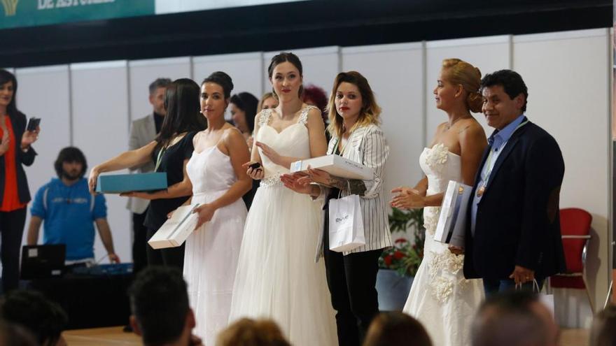 Yaiza García, ganadora del premio al mejor recogido de novia