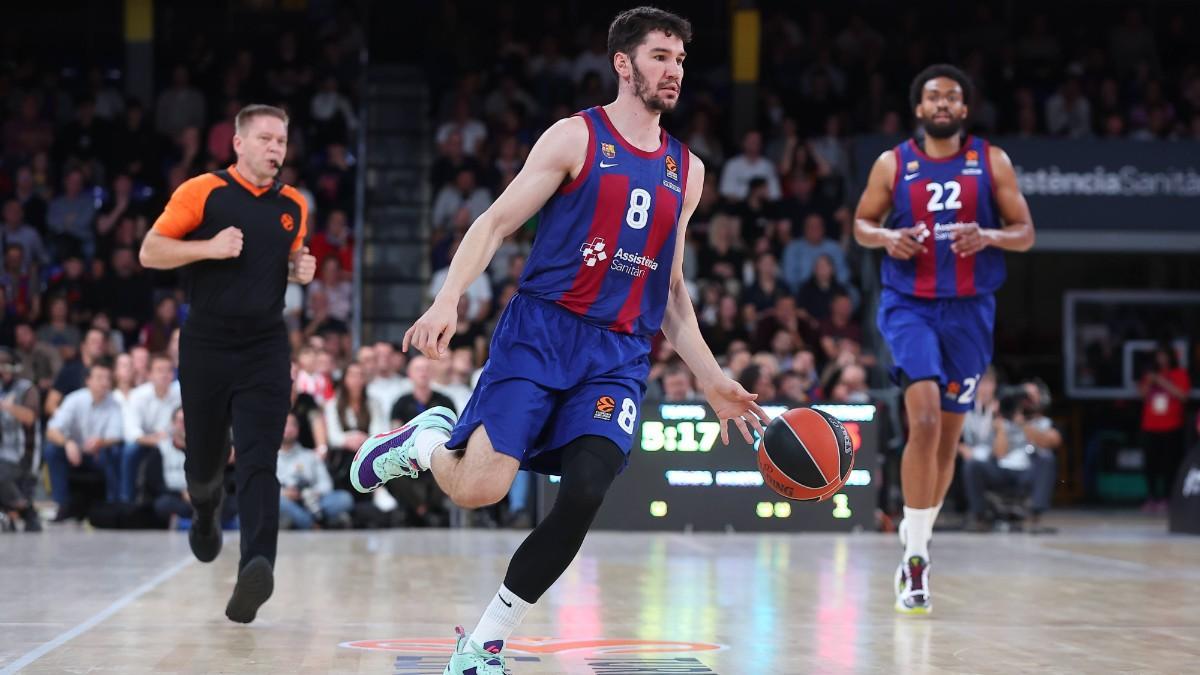 Darío Brizuela, en un partido de Euroliga