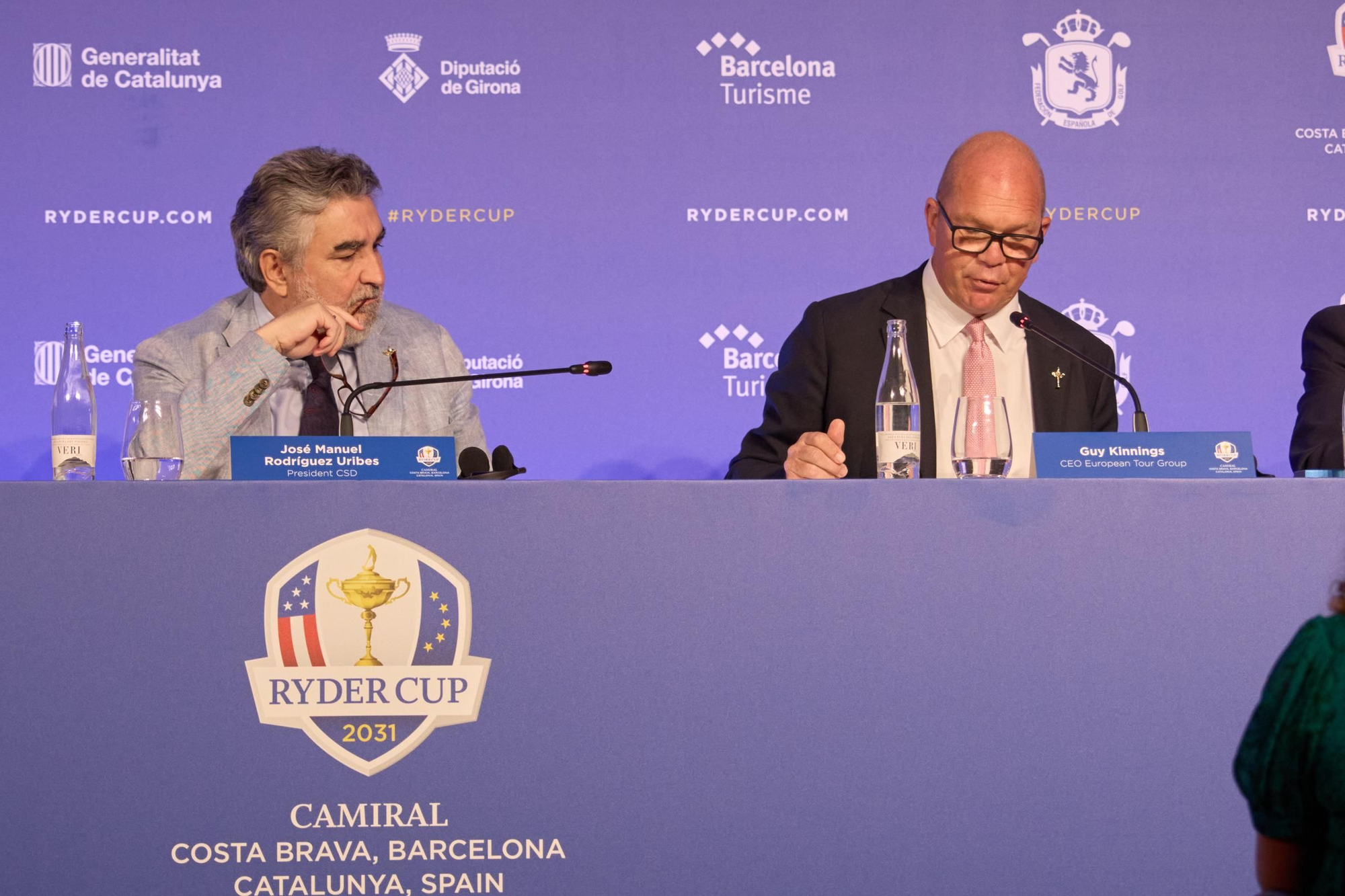 Les imatges de la presentació de la Ryder Cup 2031 a l'Hotel Camiral