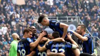 El Inter celebra el 'Scudetto' por todo lo alto