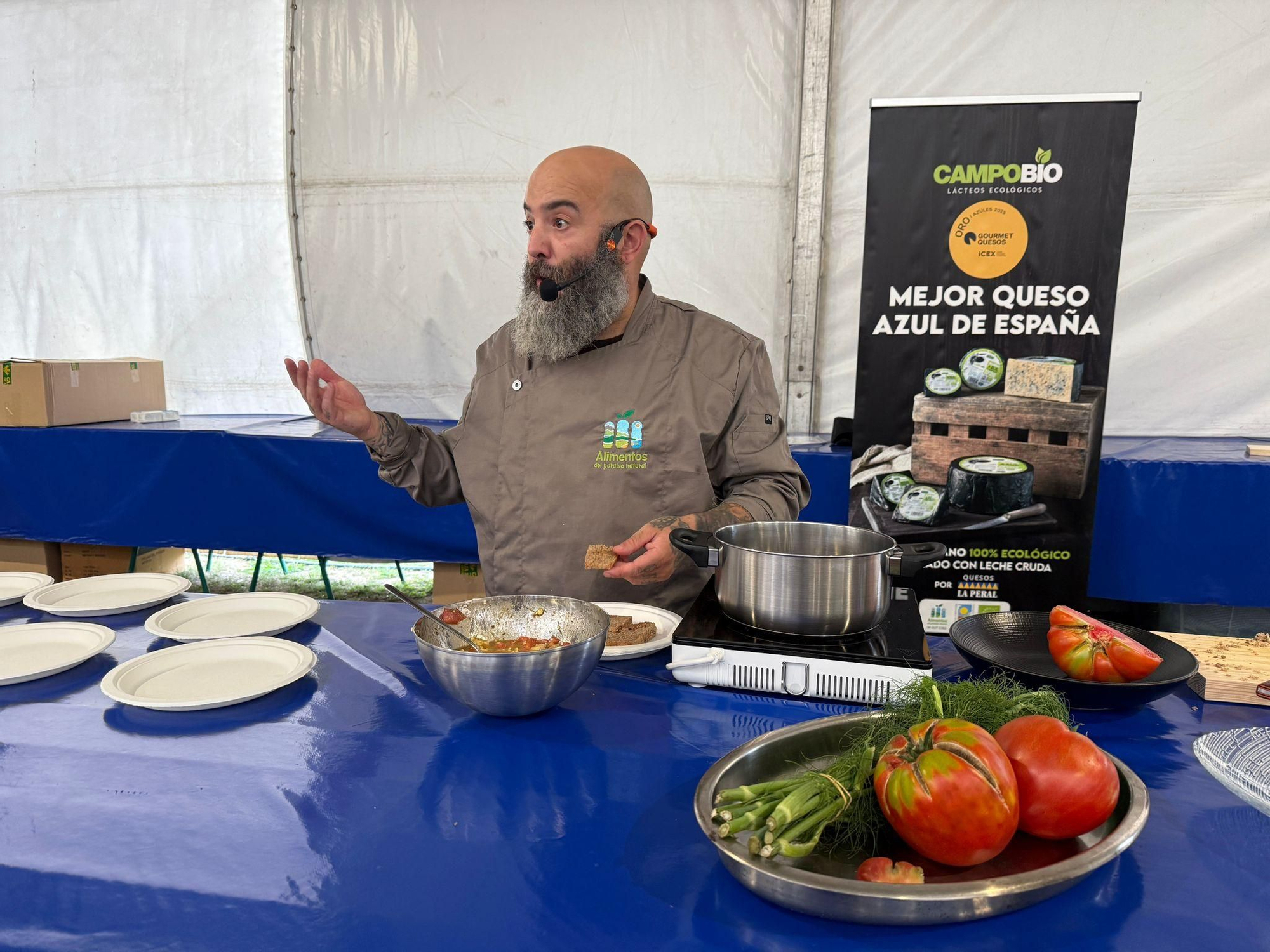 Así fue el showcooking de David Montes en FAPEA
