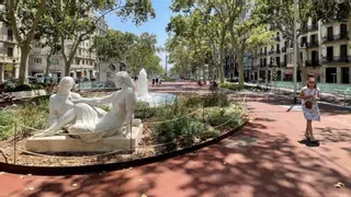 Así lucen los Jardinets de Gràcia tras las obras de pacificación