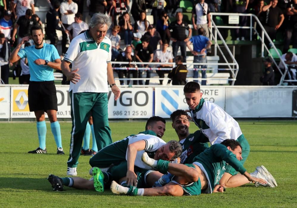 El equipo vigués logra la salvación después de superar al Mérida en el ''playout''.