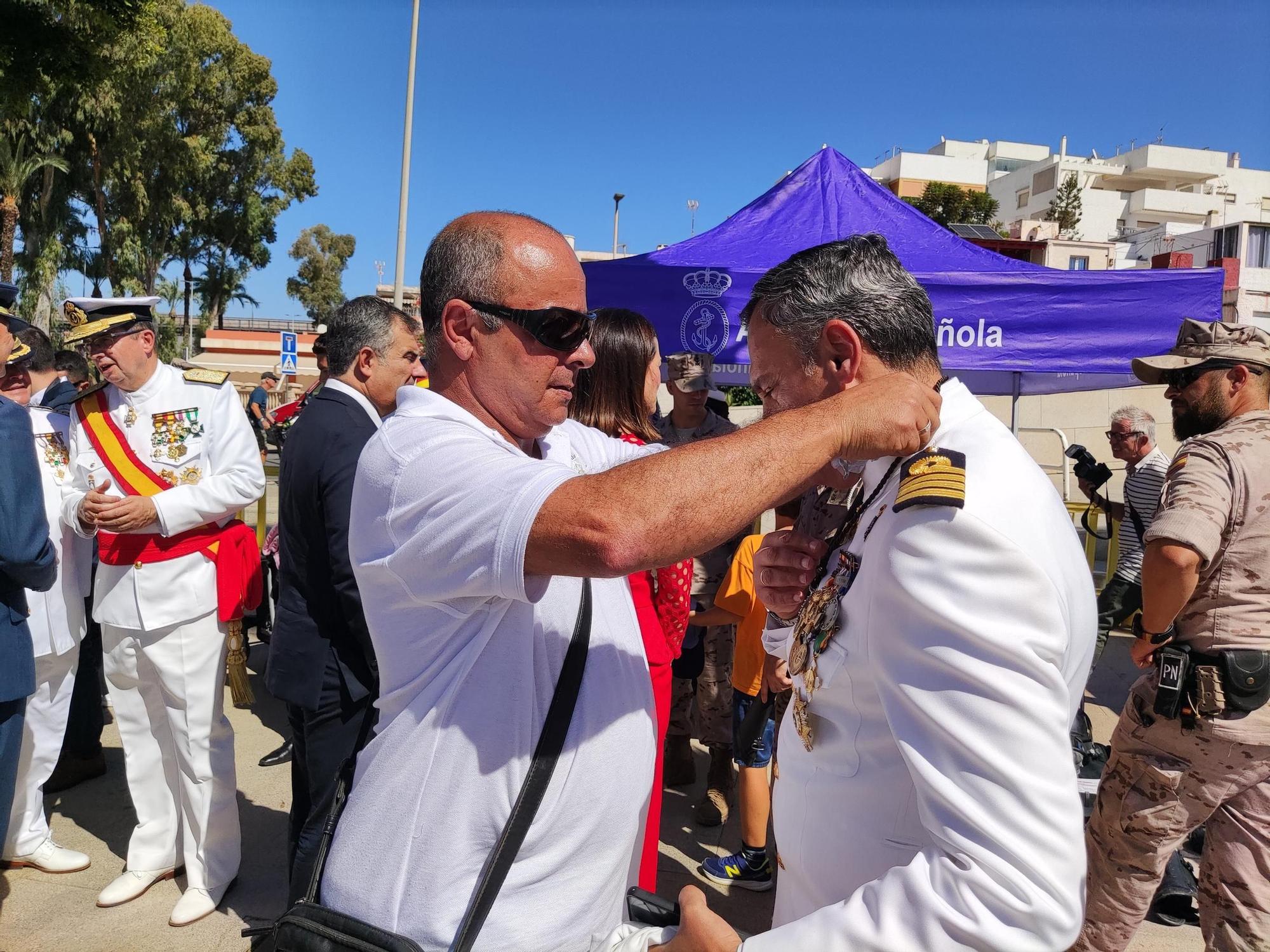 Jura de Bandera para personal civil en Águilas