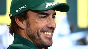 Fernando Alonso, en la conferencia de prensa de los pilotos en Australia