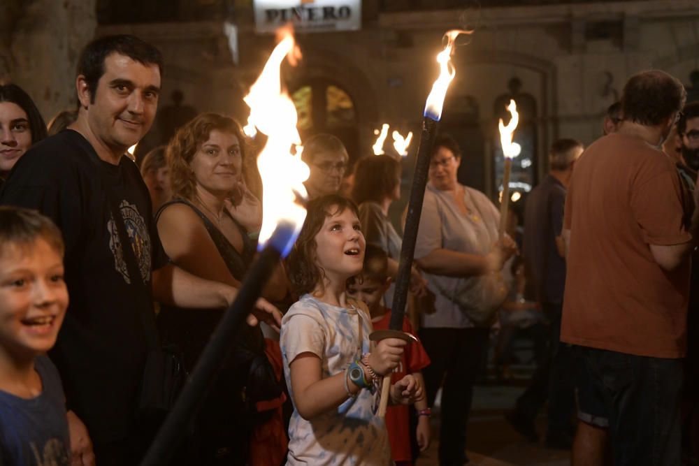 Marxa de torxes a Manresa