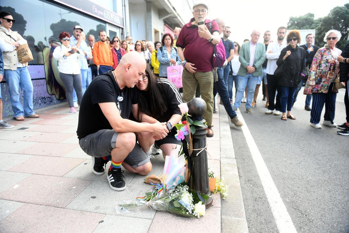 Homenaje a Samuel Luiz en A Coruña por el tercer aniversario de su muerte