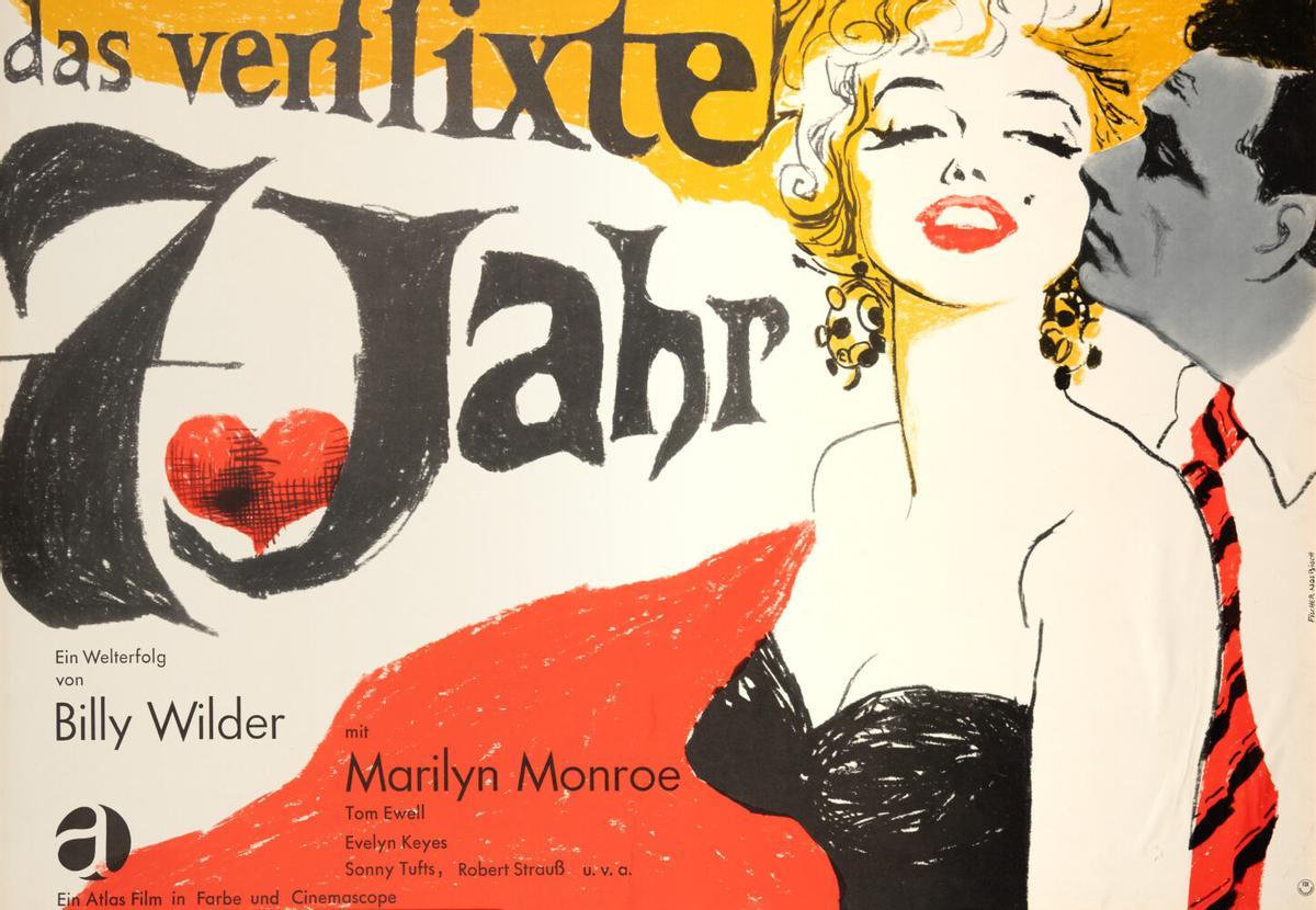 Una de las obras expuestas en la muestra Celebrando a Marilyn.