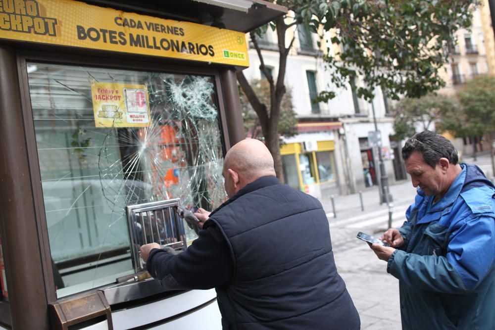 Disturbios en el madrileño barrio de Lavapiés