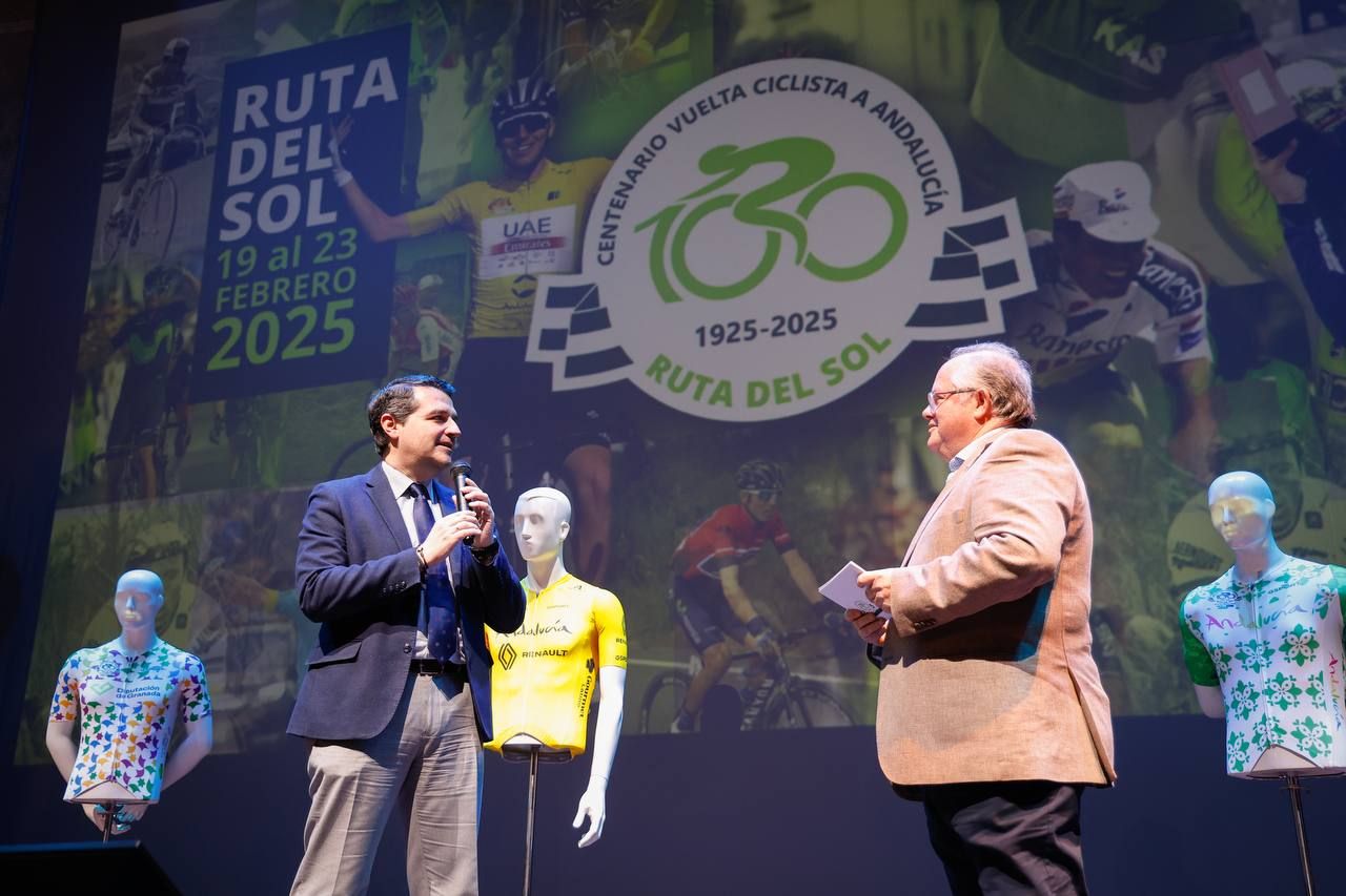 La presentación del centenario de la Ruta del Sol Vuelta Ciclista a Andalucía, en imágenes