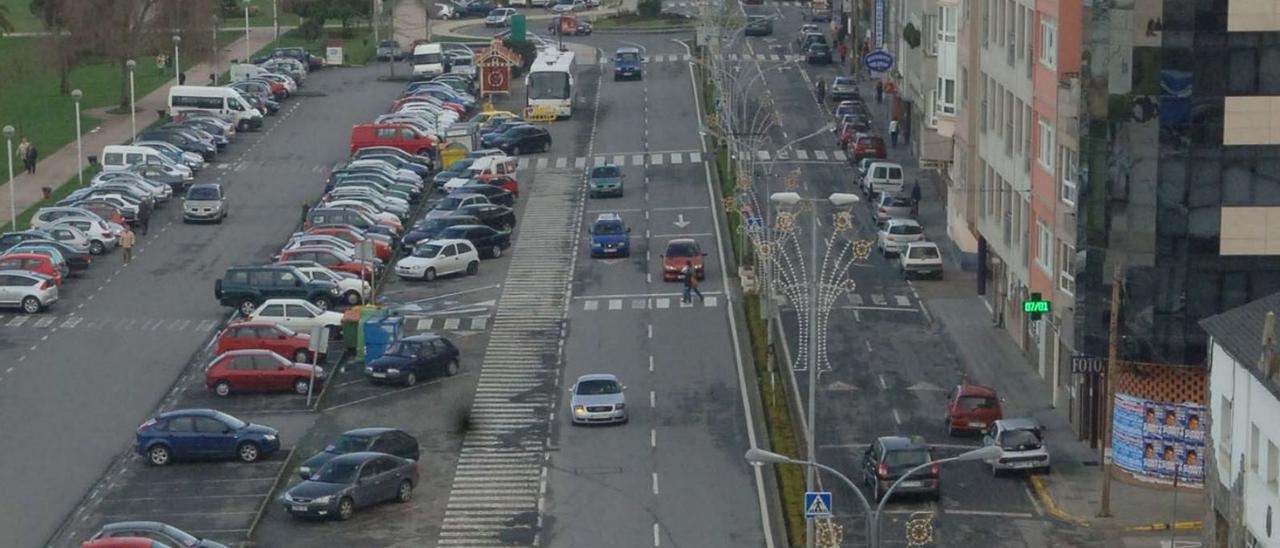 Avenida da Mariña de Sada. |   // VÍCTOR ECHAVE.