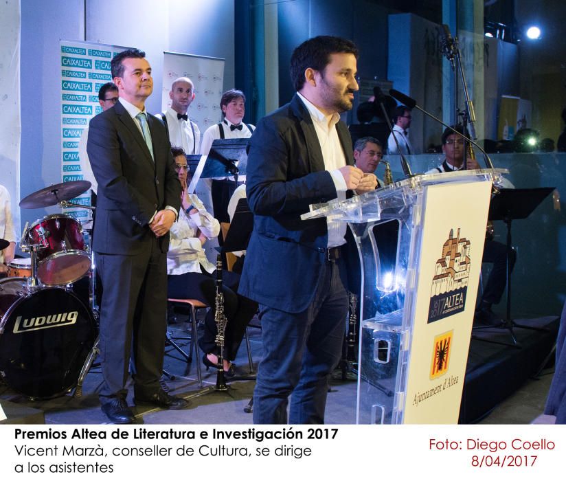 Altea entrega sus premios de Literatura e Investigación