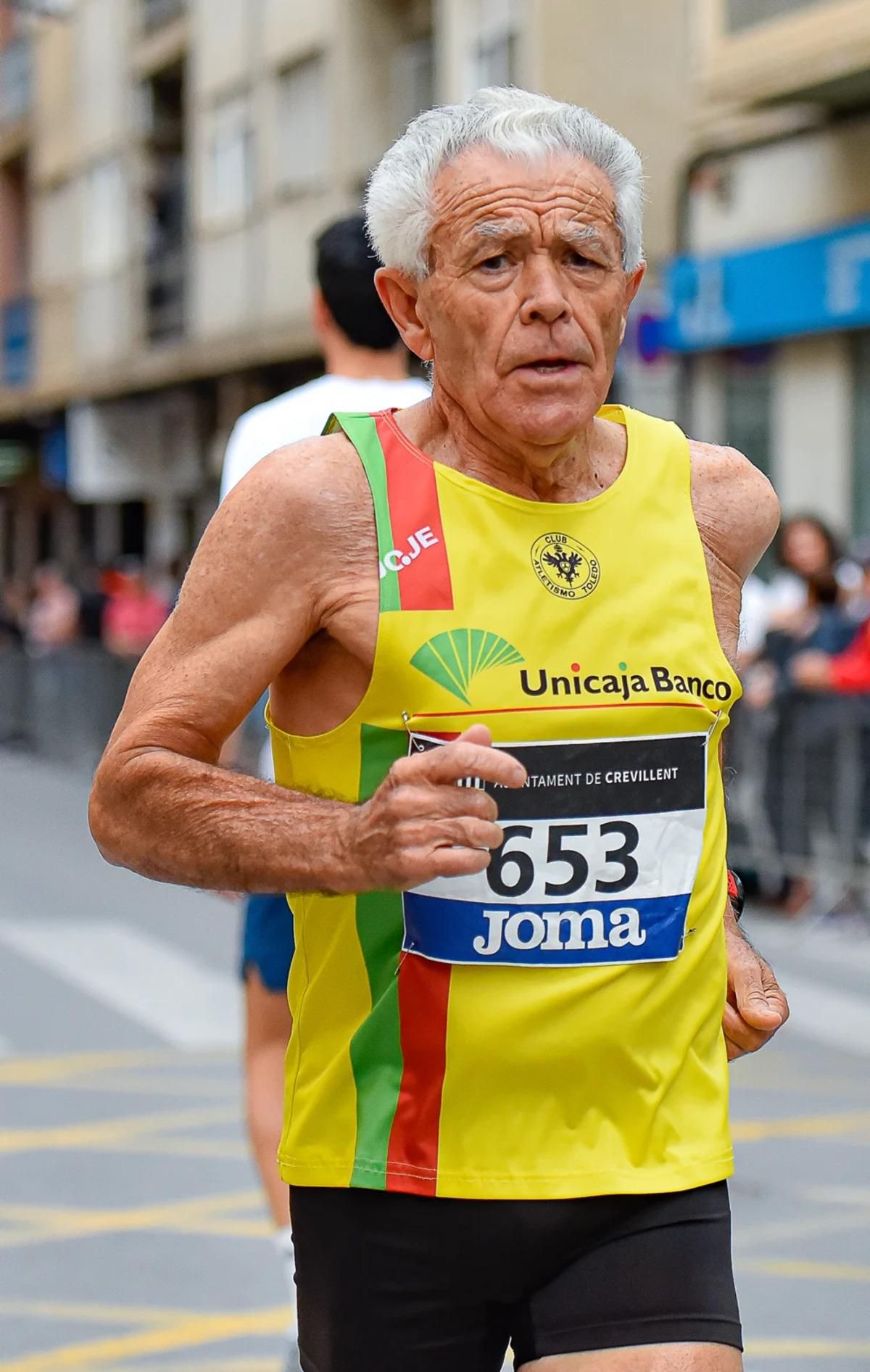 Juan, durante una maratón
