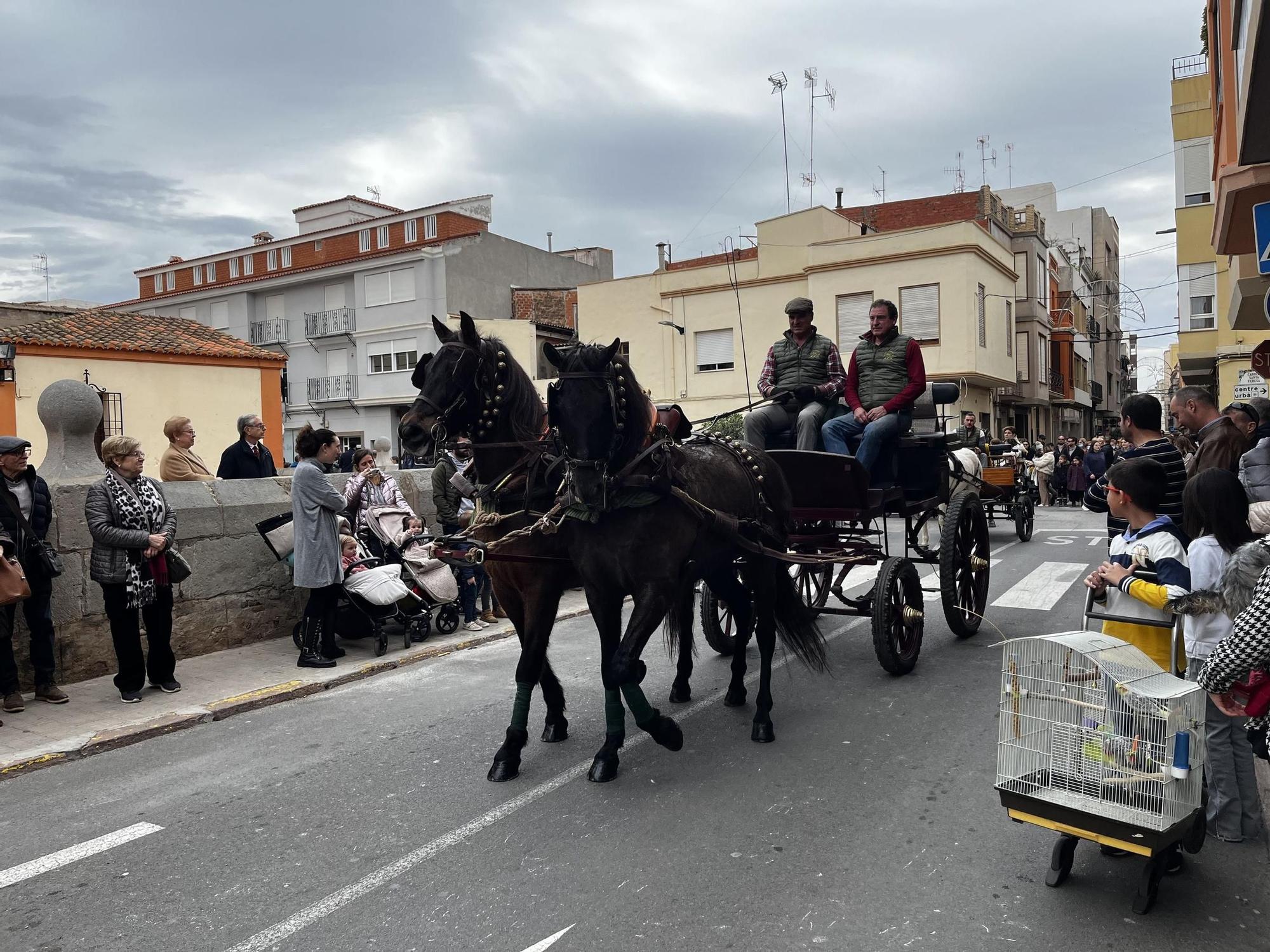 Imágenes del popular pasacalle de Sant Antoni de Nules