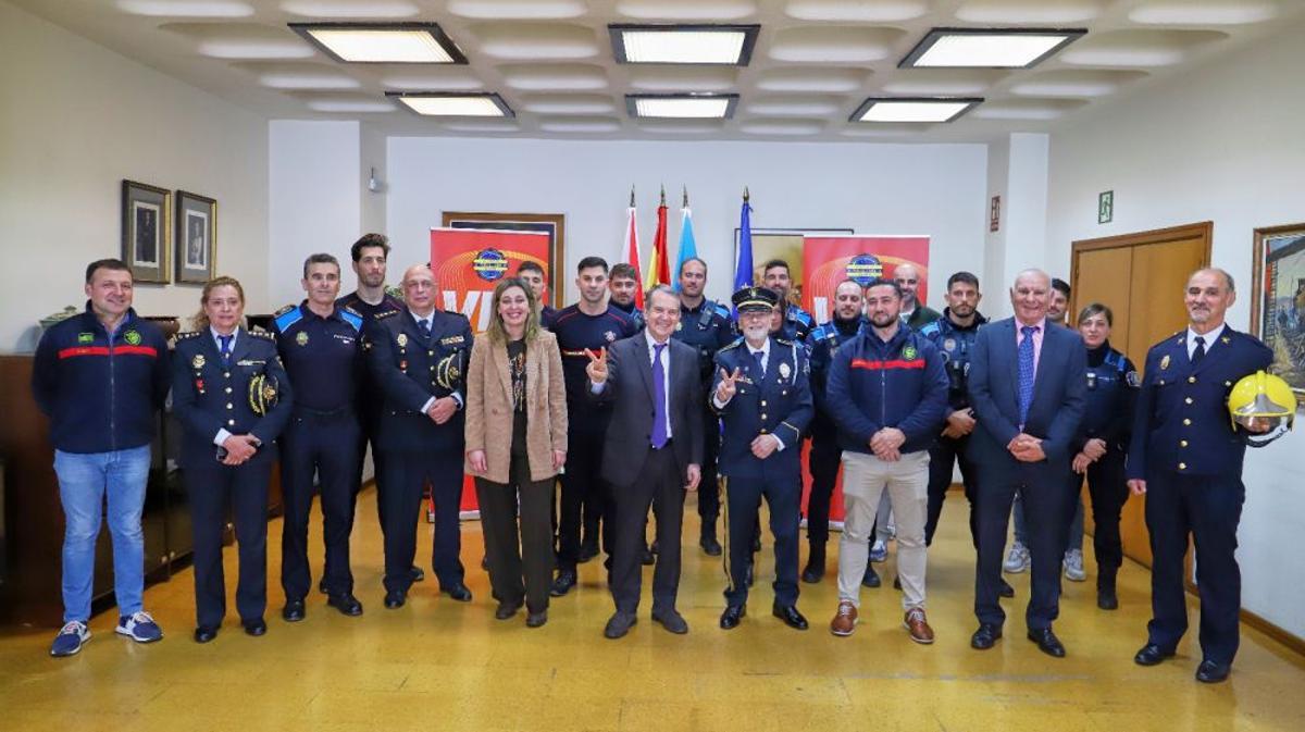 Presentación de la XI edición de los European Police &amp; Fire Games en Vigo.