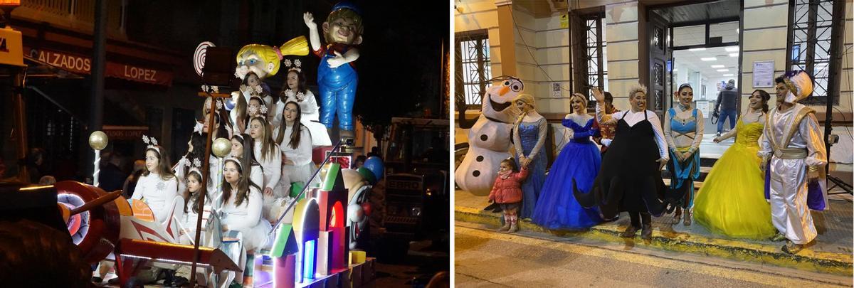 Cabalgata de los Reyes en la Pobla