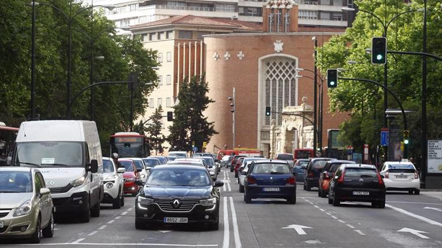 El carril bici de María Agustín y Pamplona irá por la mediana