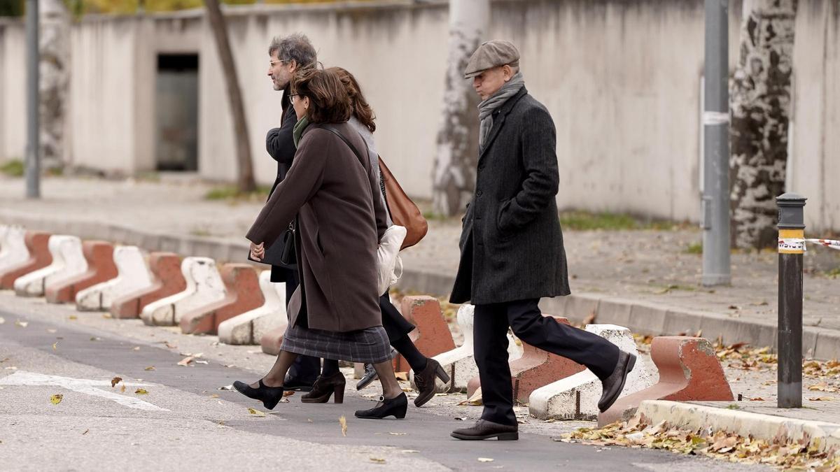 Pere, Marta y Oleguer Pujol Ferrusola se dirigen a la sede de la Audiencia Nacional en San Fernando de Henares.