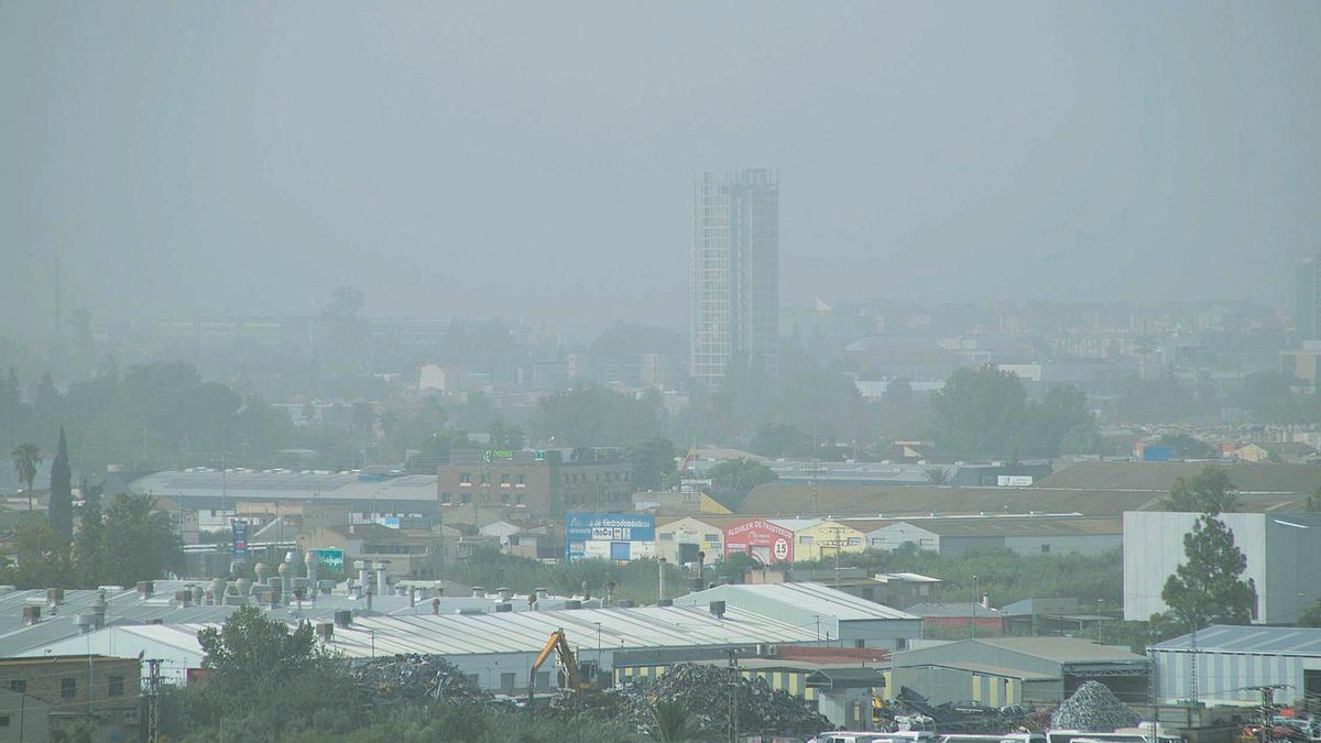 Episodio de contaminación en Murcia el pasado septiembre.