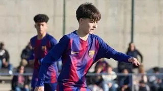 Golazo de crack de David Moreno: La gran joya de La Masia deslumbra en el MIC