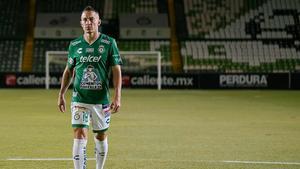Guardado, con el Club León