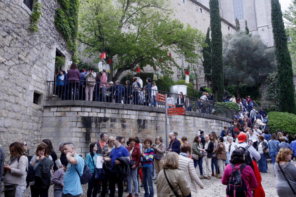 Girona es torna a omplir de visitants el darrer cap de setmana de Temps de Flors