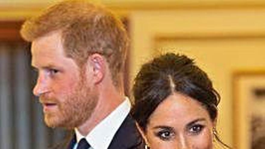 El príncipe Enrique y Meghan Markle.