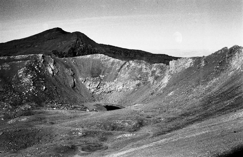 Una de las lagunas que se ven desde la ascensión al Mulhacén.