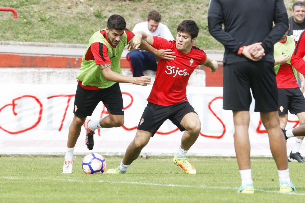 Entrenamiento del Sporting