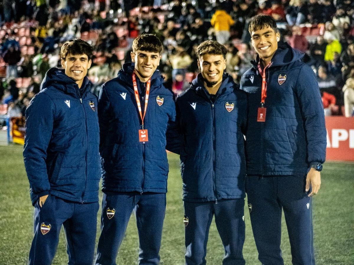 Los cuatro canteranos convocados para el partido ante el Cieza