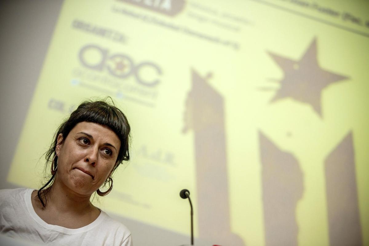 La policia cancel·la un acte d'Anna Gabriel a Euskadi